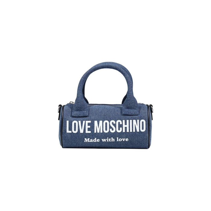 Blue Cotton Handbag Bag