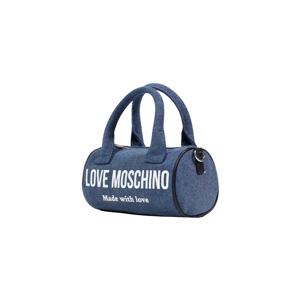 Blue Cotton Handbag Bag