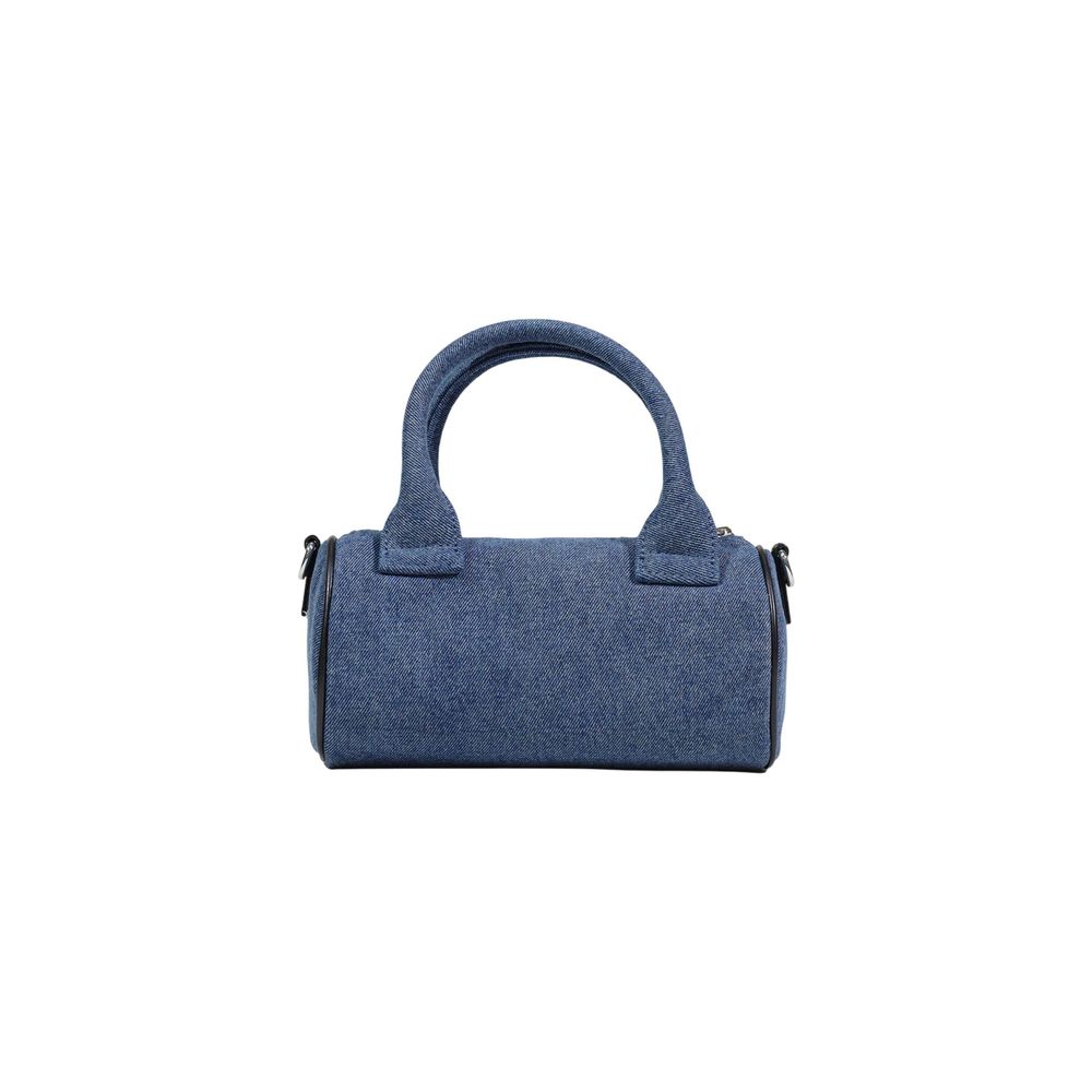 Blue Cotton Handbag Bag
