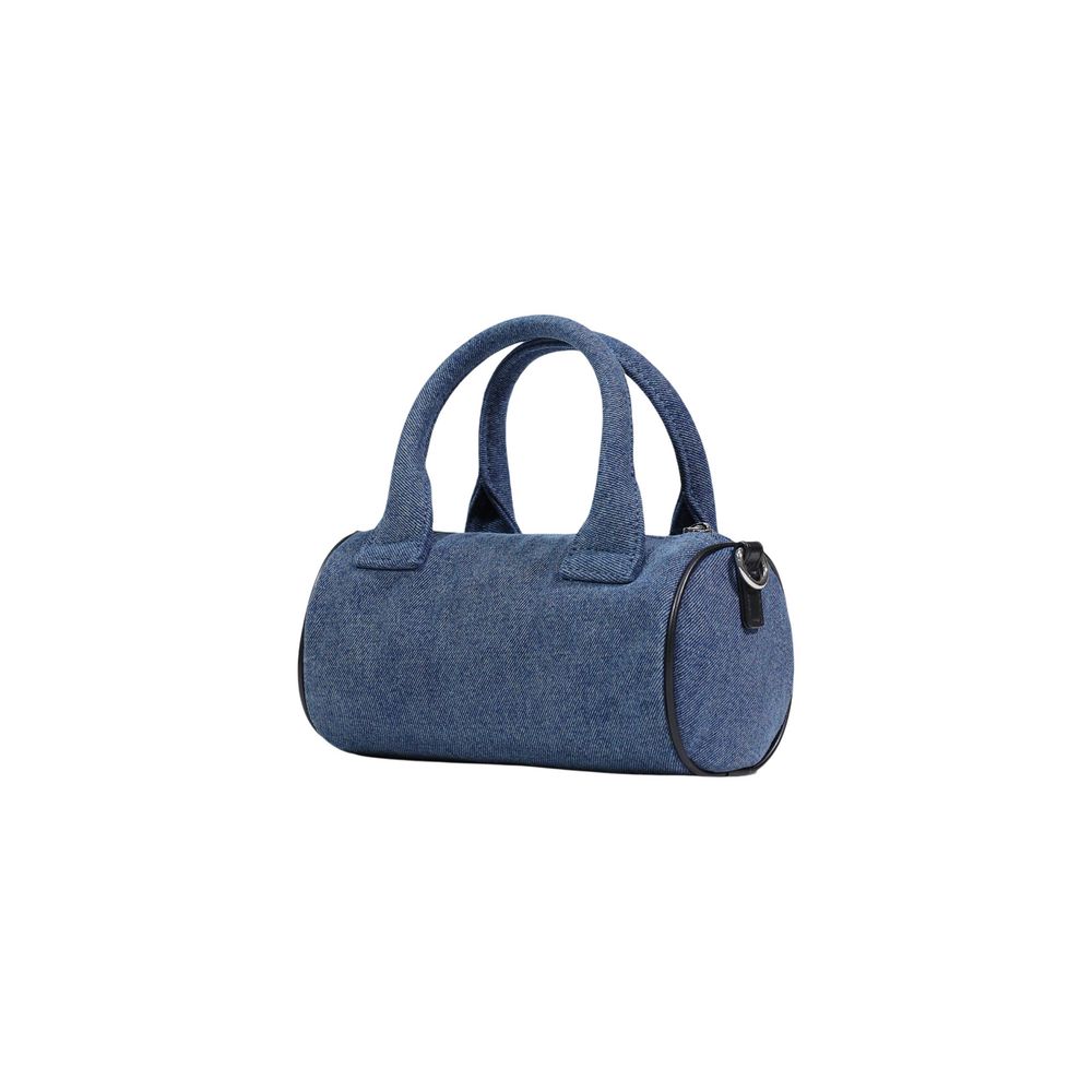 Blue Cotton Handbag Bag