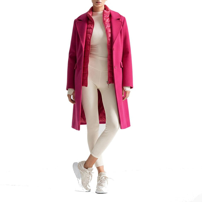 Herno 100% Cashmere coat in red — view 2