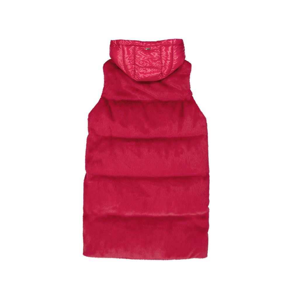 Herno 100% Polyester shell; padding 80% down vest in red — view 2