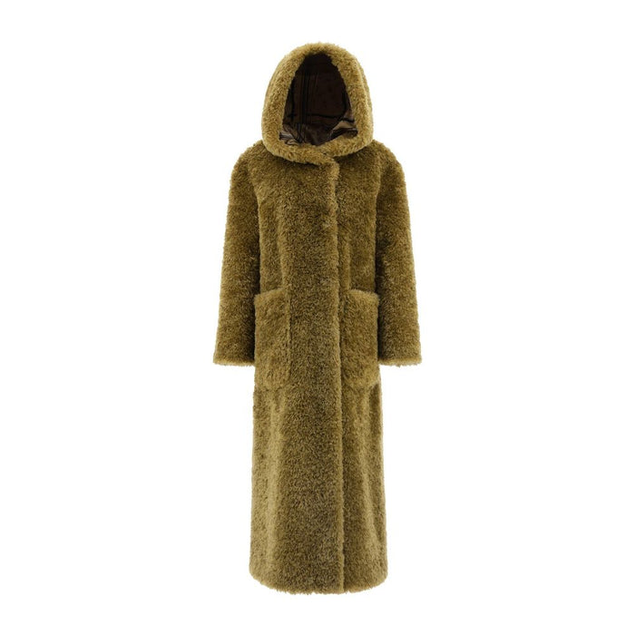 Herno 100% Polyester coat in gold