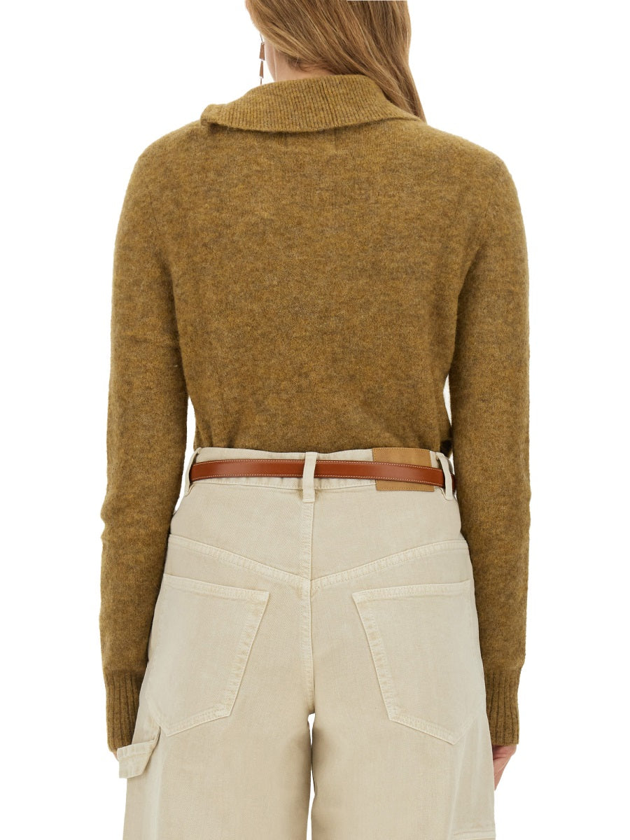 Jersey Odelle Knitwear Beige Baby Alpaca Jumpers