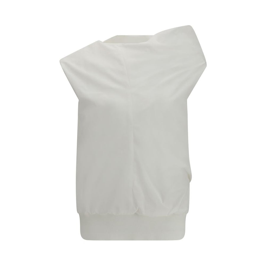 Sacai 65% Polyester 35% Cotton shirt in white
