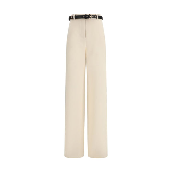 Max Mara 71% Triacetate 29% Polyester trousers in beige