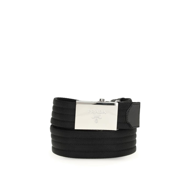 Prada 100% Polyester belt in black