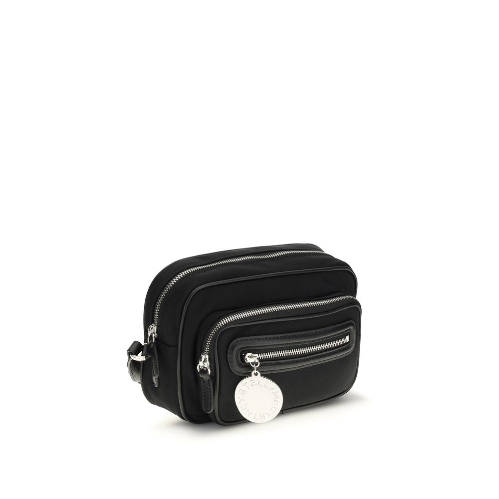 Stella McCartney 100% Polyamide shoulder bag in black — view 2