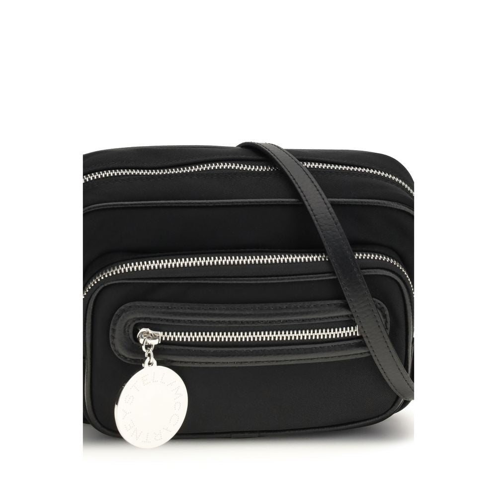 Stella McCartney 100% Polyamide shoulder bag in black — view 4