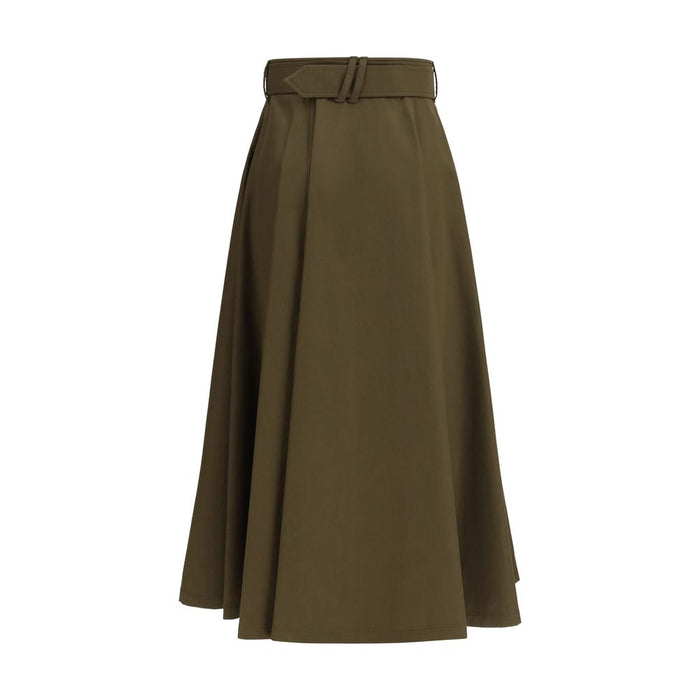Burberry 100% Cotton skirt in brown — view 2