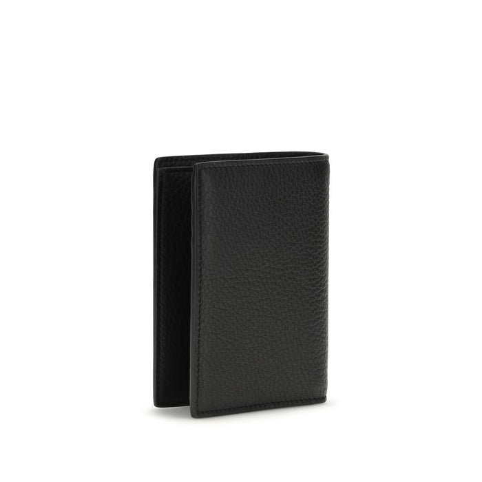 Saint Laurent 100% Calf Leather Bos Taurus wallet in black — view 2