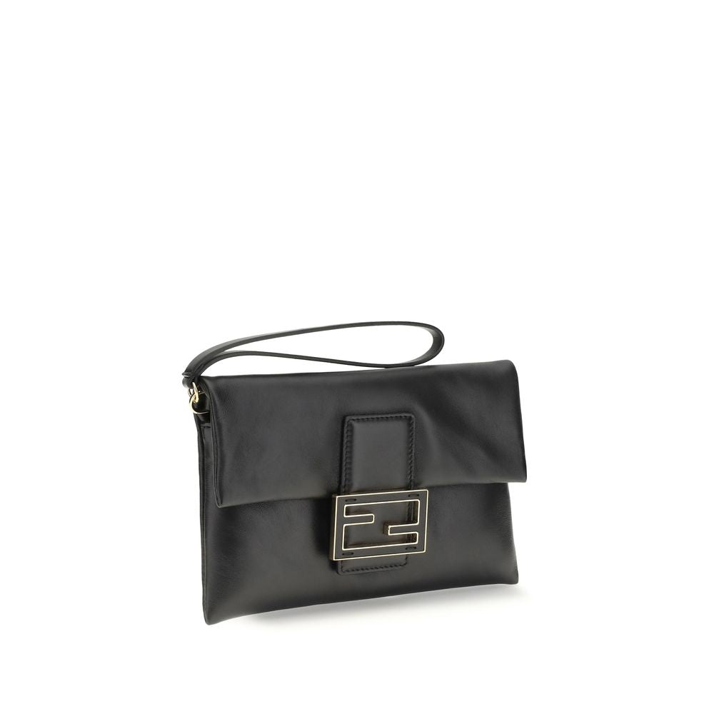 Black Lamb Ovis Aries Clutch Bag