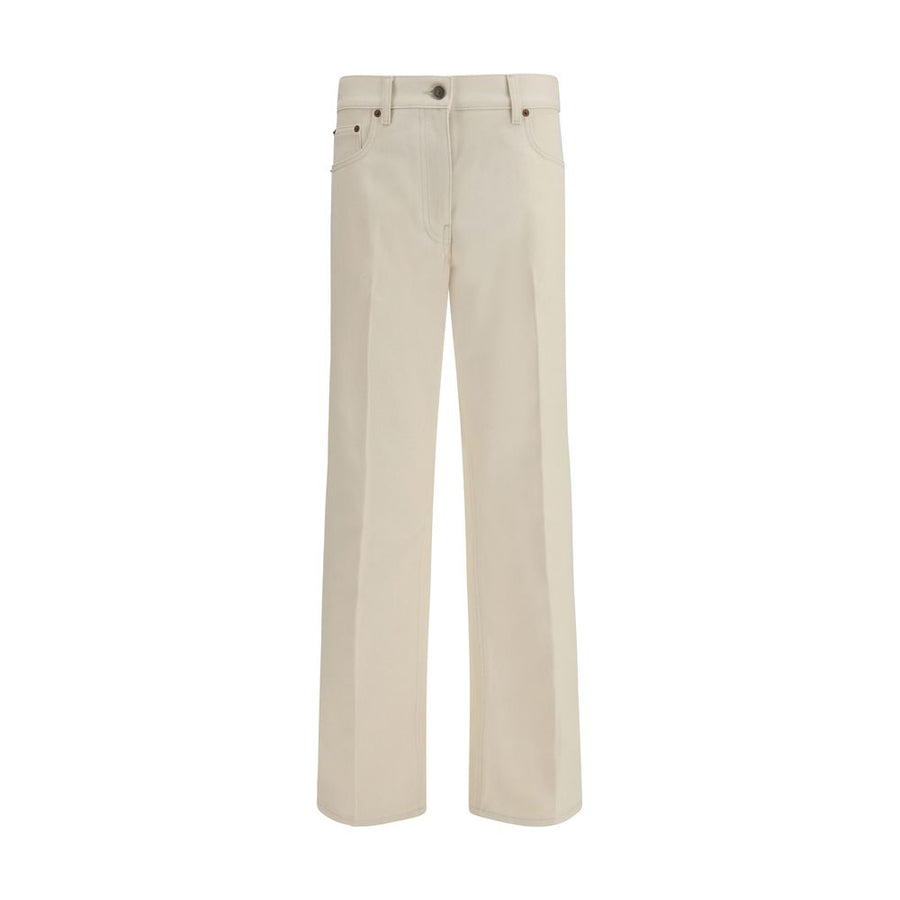 Valentino 100% Cotton jeans in beige