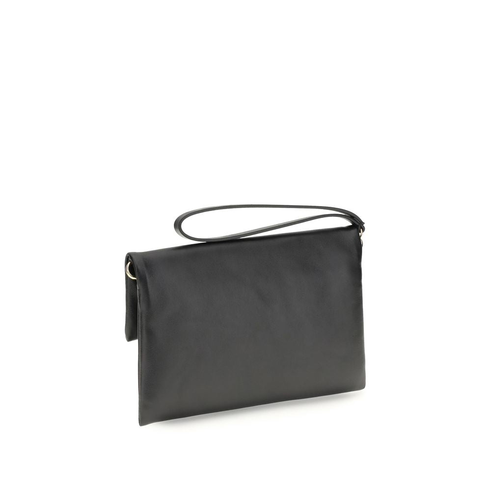 Black Lamb Ovis Aries Clutch Bag
