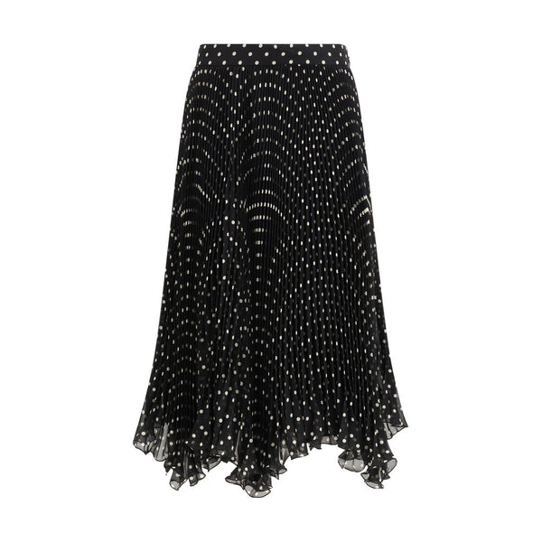 Valentino 100% Silk skirt in black