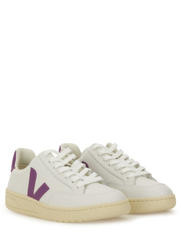 Sneaker V-12 White Leather Trainers