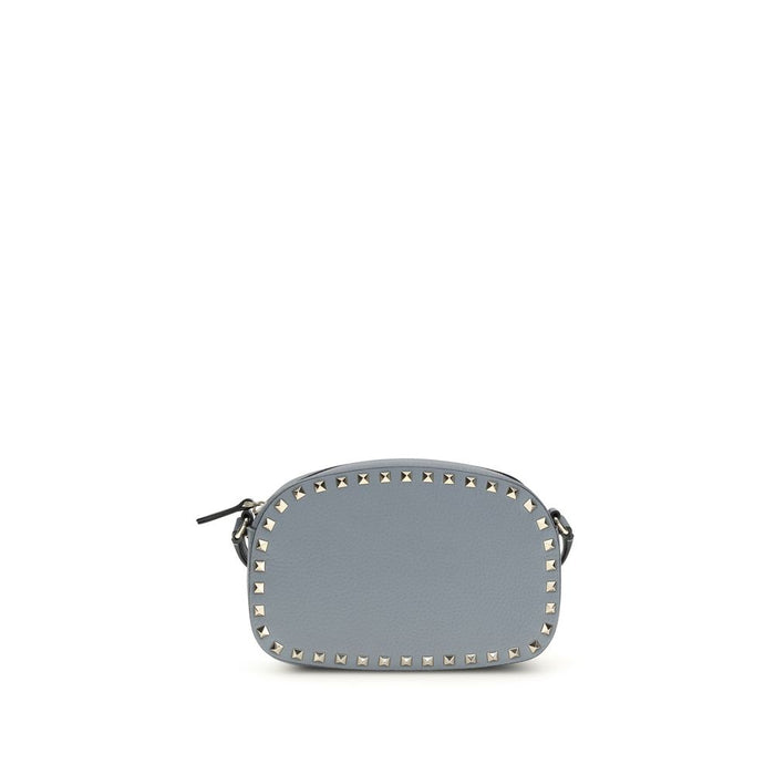 Valentino Garavani 100% Calf Leather Bos Taurus shoulder bag in blue