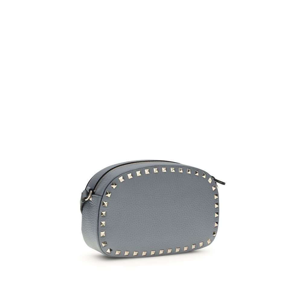 Valentino Garavani 100% Calf Leather Bos Taurus shoulder bag in blue — view 3