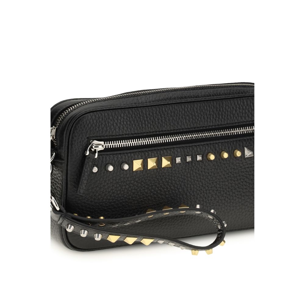 Valentino Garavani 100% Calf Leather Bos Taurus wallet in black — view 4