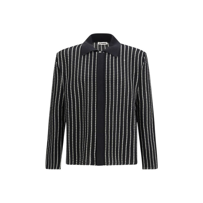 Jil Sander 100% Cotton cardigan in black