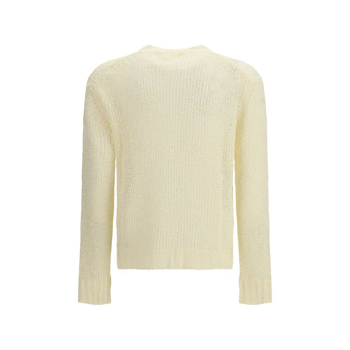Jil Sander 100% Linen sweater in beige — view 2