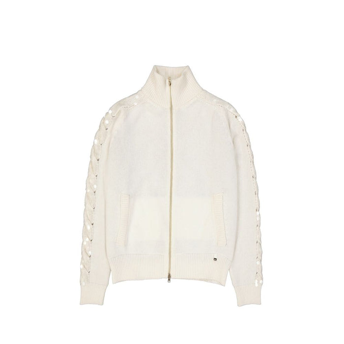 Herno 100% Cashmere cardigan in white