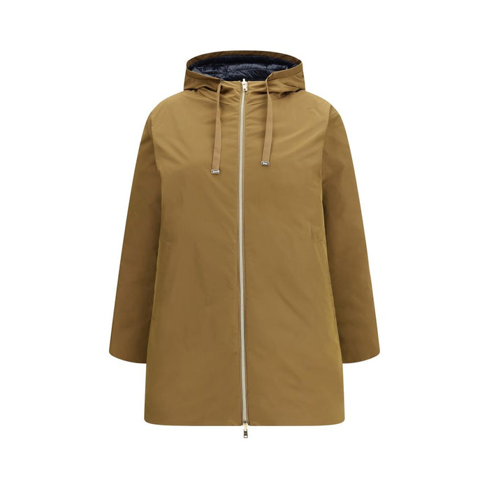 Herno 100% Polyester down jacket in beige