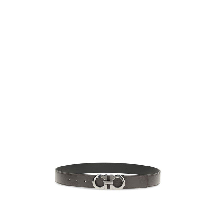 Ferragamo 100% Calf Leather Bos Taurus belt in brown — view 2