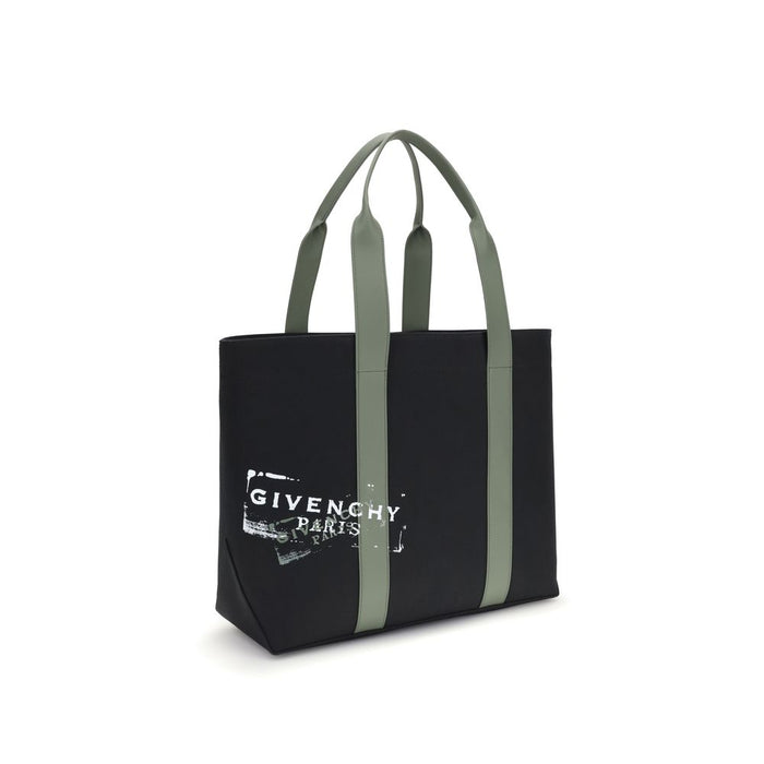 Black Cotton Shoulder Bag