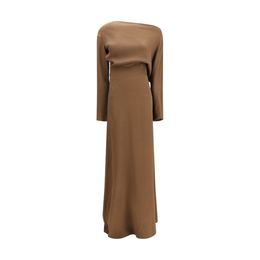 Petar Petrov 96% Silk dress in brown