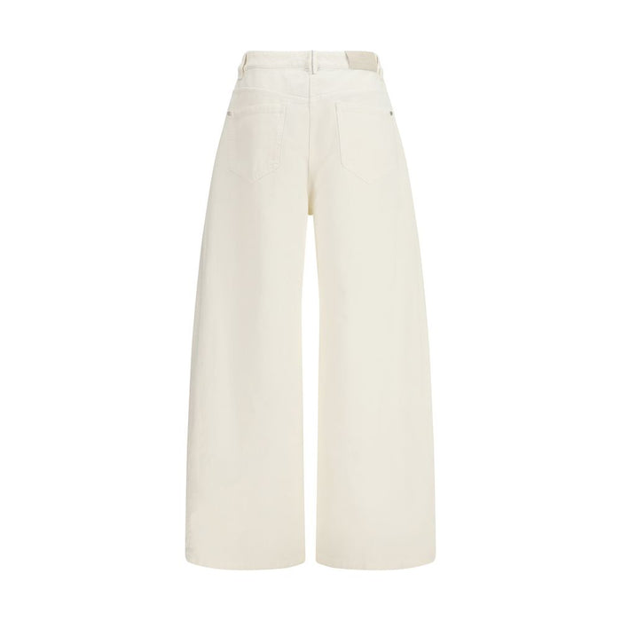 Brunello Cucinelli 100% Cotton trousers in white — view 2