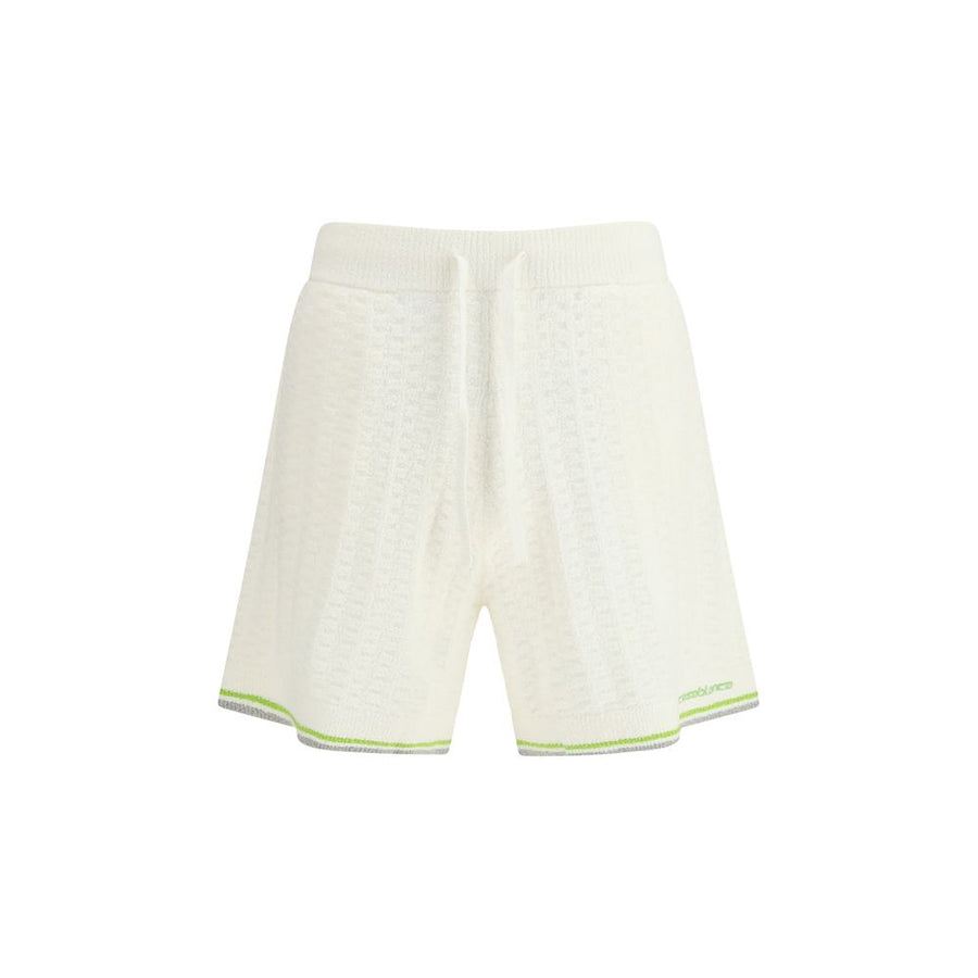 Casablanca 100% Cotton bermuda shorts in white
