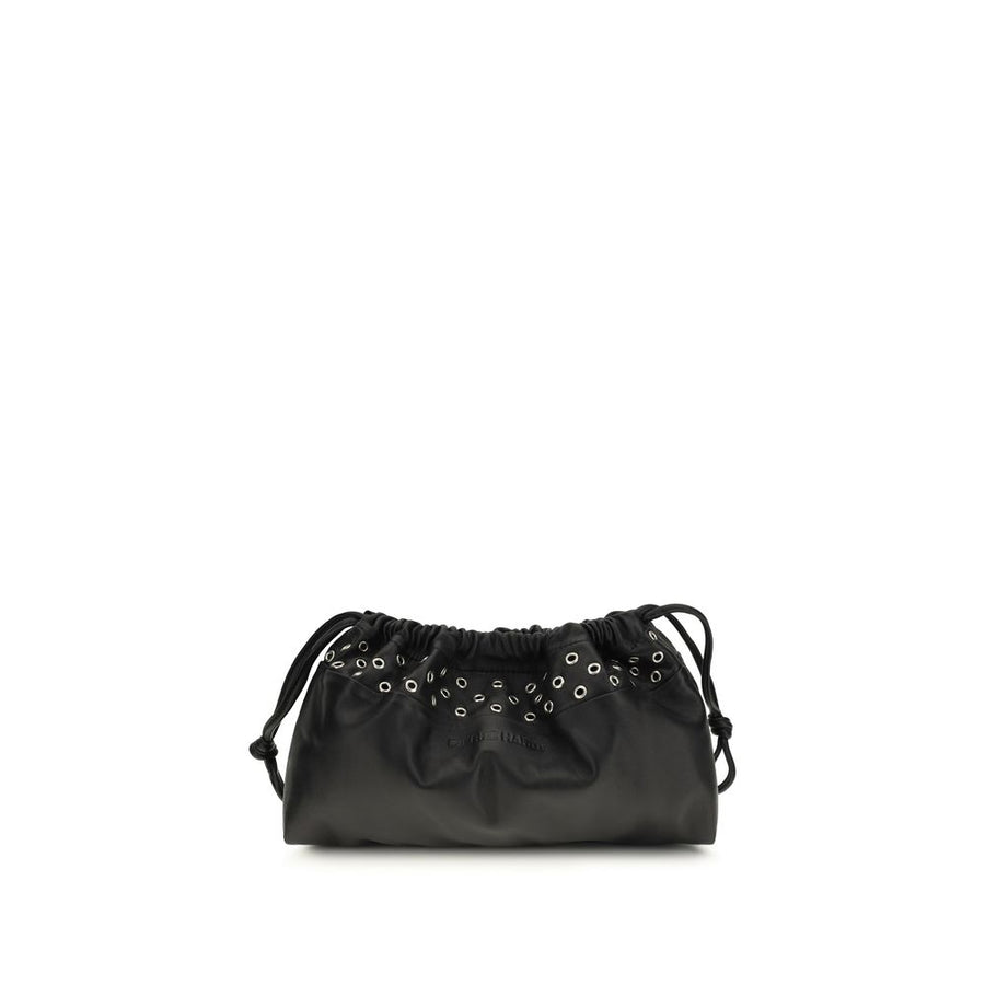 Pierre Hardy 100% Calf Leather Bos Taurus clutch in black