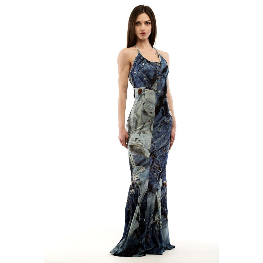 Moschino 95% Viscose dress in multicolor
