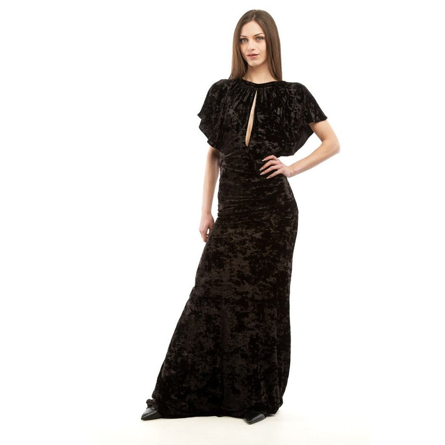 Moschino 93% Polyester dress in black