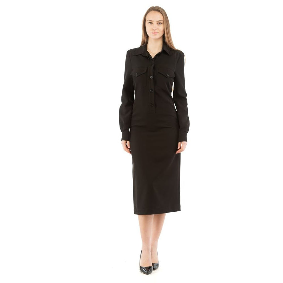 Moschino 90% Polyester dress in black