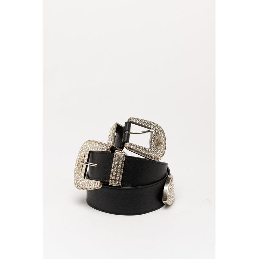 Moschino 100% Viscose belt in black