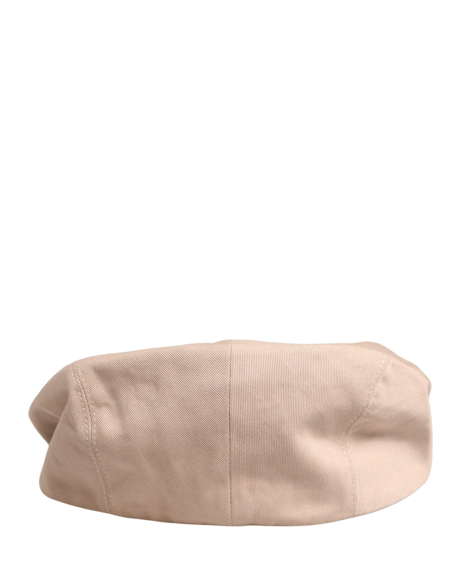 Dolce & Gabbana HAT9882 100% Cotton flat cap in beige