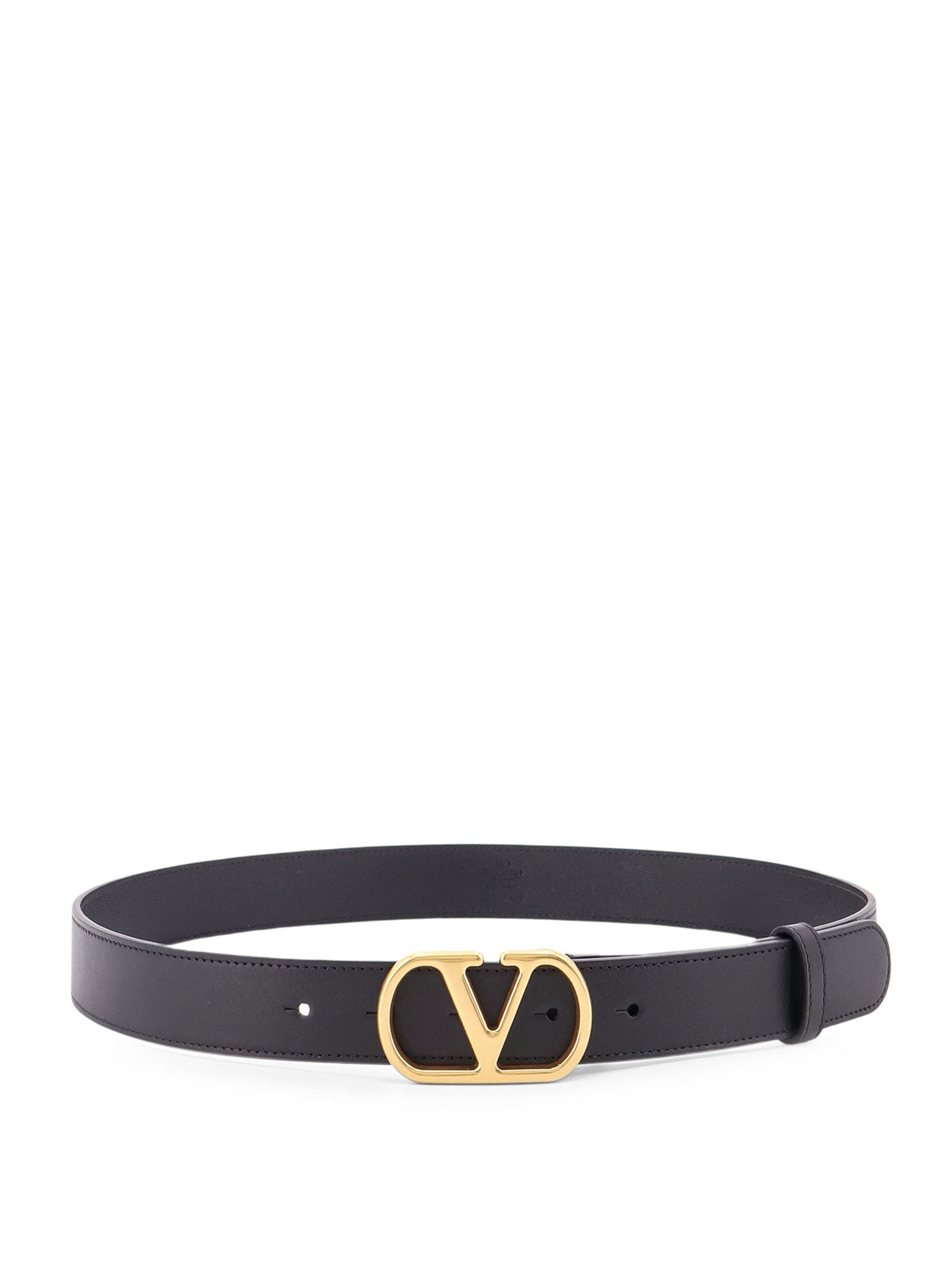 Valentino Garavani Belts Black I Calf Leather - Bos Taurus