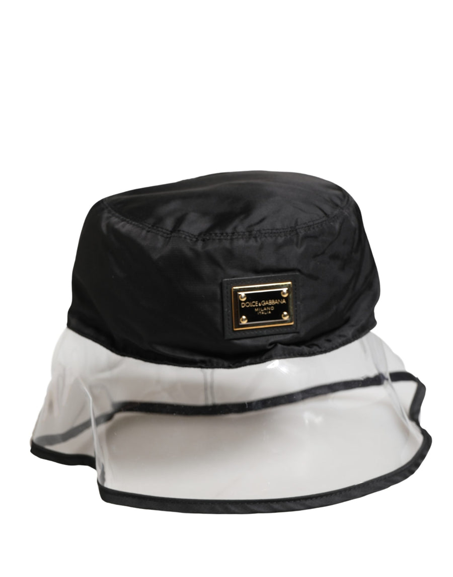 Dolce & Gabbana HAT9964 100% Polyester bucket hat in black