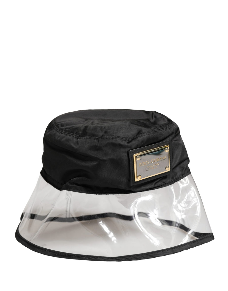 Dolce & Gabbana HAT9965 100% Polyester bucket hat in black