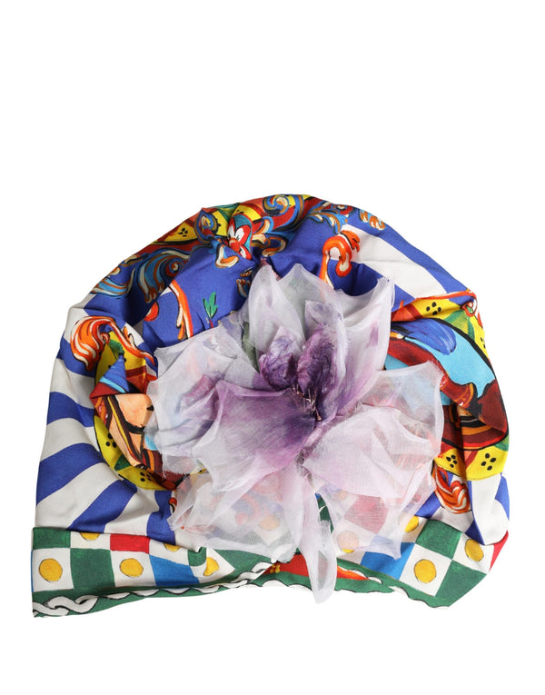 Dolce & Gabbana HAT9939 95% Silk turban in multicolor