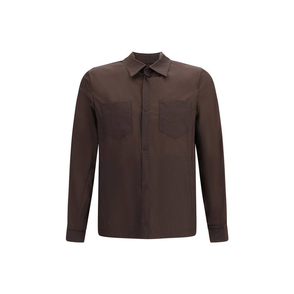 Herno 100% Polyamide shirt in brown
