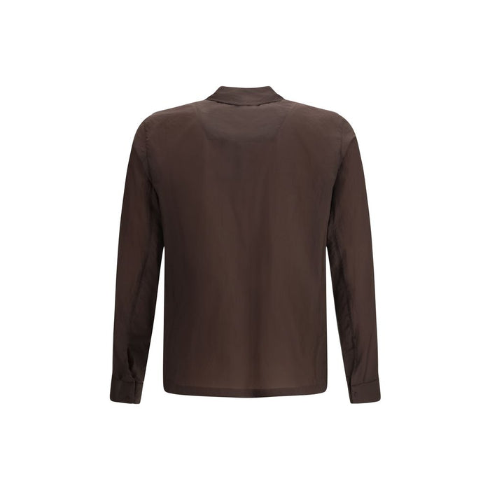 Herno 100% Polyamide shirt in brown — view 2