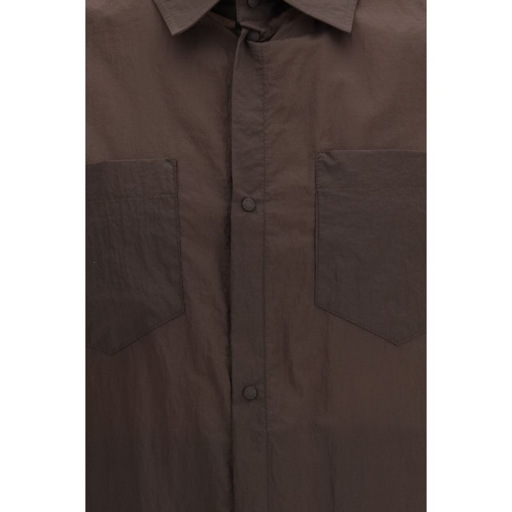 Herno 100% Polyamide shirt in brown — view 3