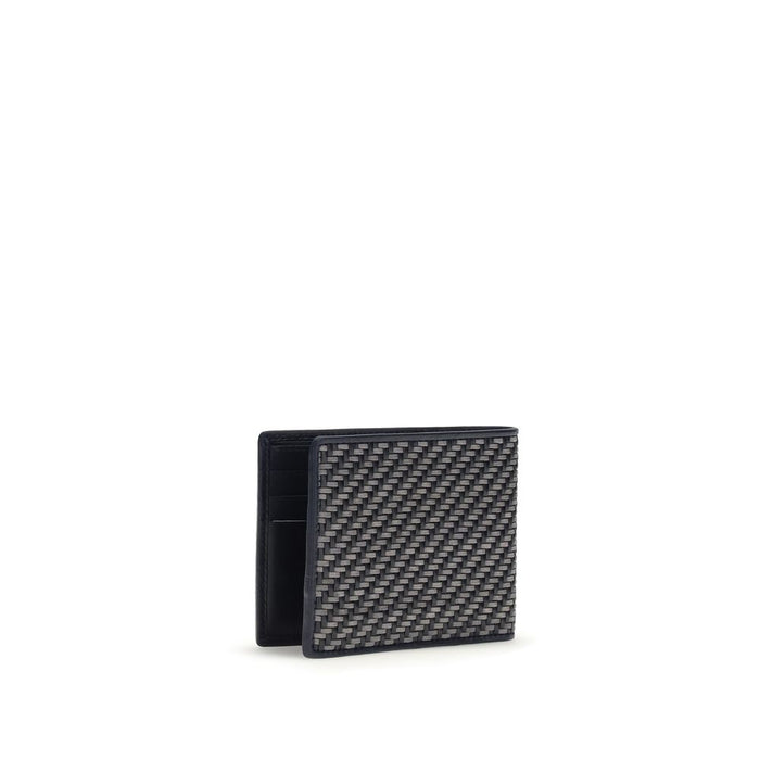 Ferragamo 100% Calf Suede wallet in gray — view 2
