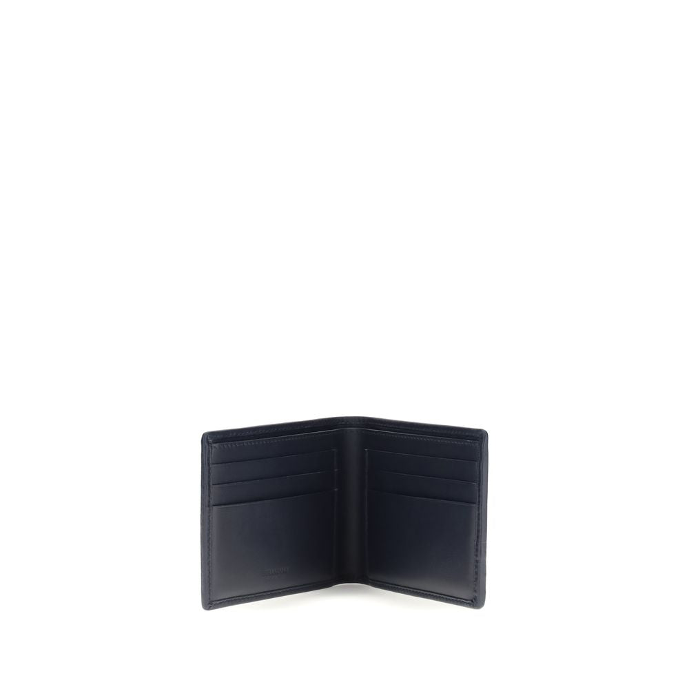 Ferragamo 100% Calf Suede wallet in gray — view 3
