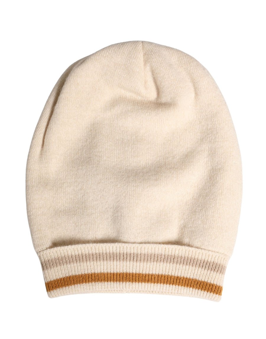Dolce & Gabbana HAT9970 100% Cashmere beanie in beige