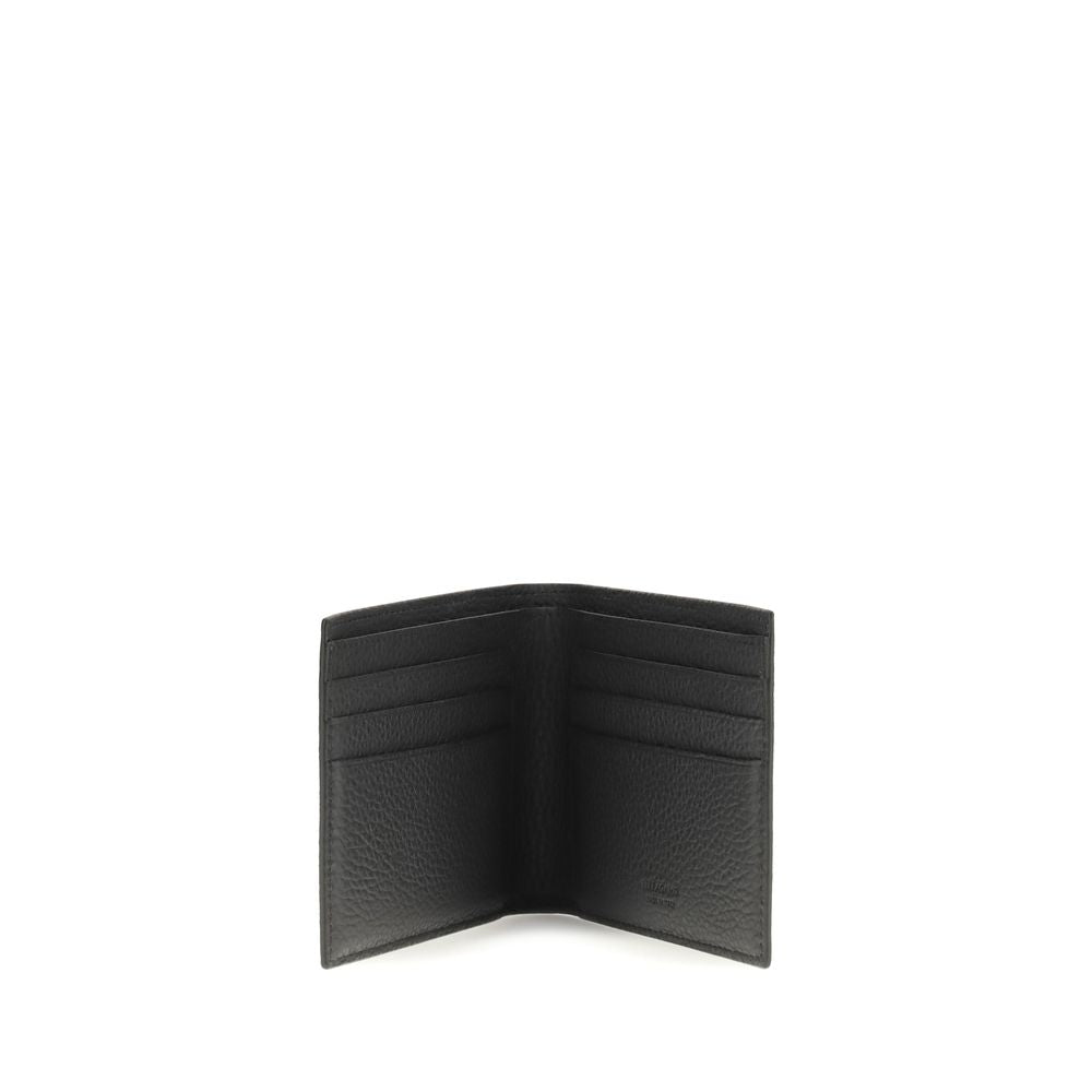 Ferragamo 100% Calf Leather Bos Taurus wallet in black — view 3