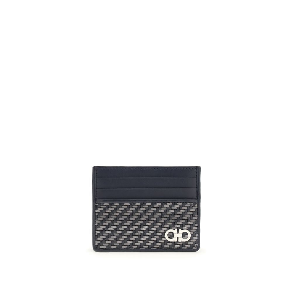 Ferragamo 100% Calf Suede card case in blue